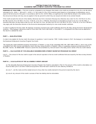 Form 324 Business Employment Incentive Program Tax Credit - New Jersey, Page 2