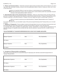 Form M-5008-R Appointment of Taxpayer Representative - New Jersey, Page 2