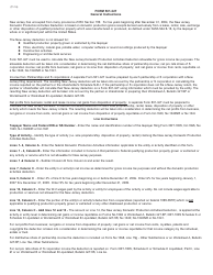 Form 501-GIT New Jersey Gross Income Tax Domestic Production Activities Deduction - New Jersey, Page 2