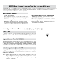 Instructions for Form NJ-1040NR Nonresident Return - New Jersey, Page 2