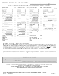 Form FA-1 Application for Farmland Assessment - New Jersey, Page 2