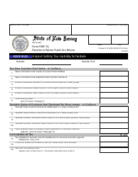 Document preview: Form RMF400 Airport Safety Tax Liability Schedule - New Jersey