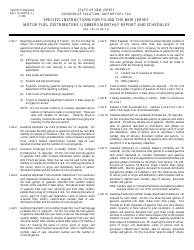Instructions for Form GA-1-D, GA-1-J Motor Fuel Distributors Report, Motor Fuel Jobbers Report - New Jersey, Page 3