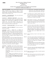 Instructions for Form GA-IX-A, GA-1X Motor Fuel Importer Report - New Jersey