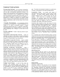 Instructions for Form NJ-1065 Partnership Return and New Jersey Partnershop Njk-1 - New Jersey, Page 3