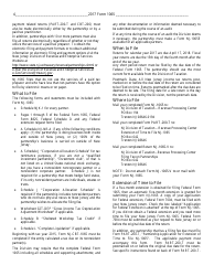 Instructions for Form NJ-1065 Partnership Return and New Jersey Partnershop Njk-1 - New Jersey, Page 4
