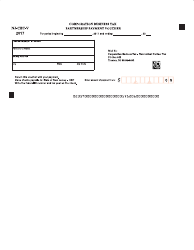 Document preview: Form NJ-CBT-V Partnership Payment Voucher - New Jersey