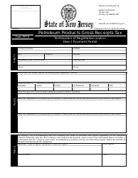 Document preview: Form PPT-9 Termination of Registration and/or Direct Payment Permit - New Jersey
