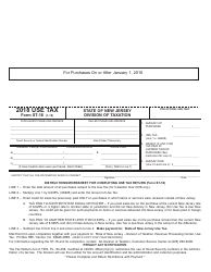 Document preview: Form ST-18 Use Tax - New Jersey, 2018