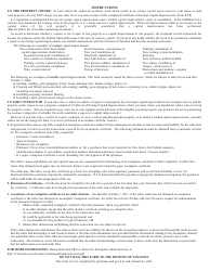 Form ST-8 Certificate of Exempt - Capital Improvement - New Jersey, Page 2