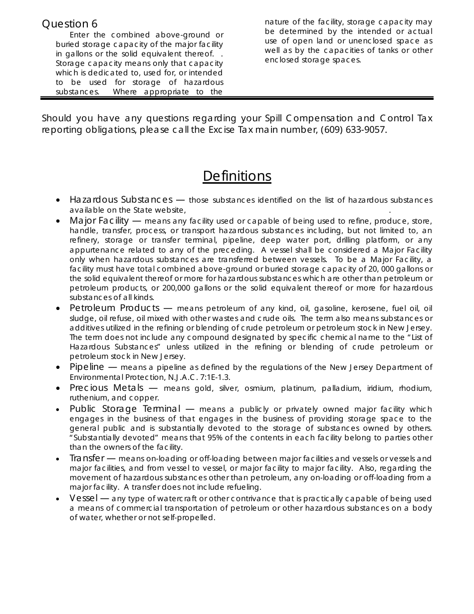 Instructions for Form SCC-1A, SCC-1 Registration Application - New Jersey, Page 3