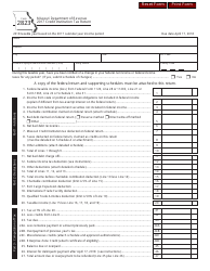 Form 53u-1 Download Fillable PDF or Fill Online Use Tax Return Missouri ...