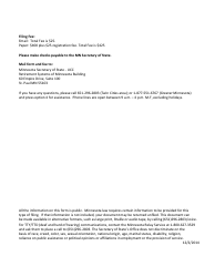 Central Notification System Buyer Registration Form - Minnesota, Page 3