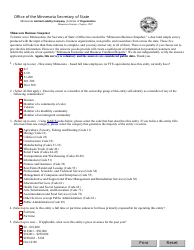 Minnesota Limited Liability Company Articles of Organization Form - Minnesota, Page 2