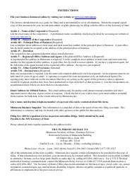 Minnesota Cooperative Articles of Incorporation Form - Minnesota, Page 4