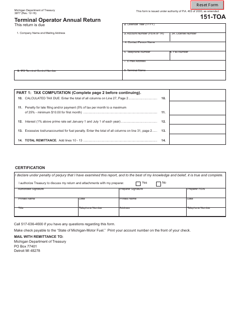 Form 3877  Printable Pdf