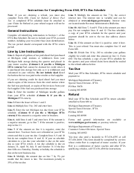 Form 4360 Ifta Bus Schedule - Michigan, Page 2