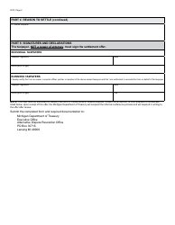 Form 5573 Michigan Alternative Dispute Resolution Settlement Offer - Michigan, Page 2
