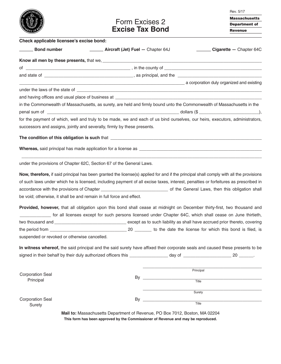 Form Excises2 Fill Out Sign Online And Download Printable PDF 