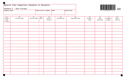 Special Fuel Suppliers Schedule of Disbursements - Schedule 5 - Taxable Sales - Maine, Page 10