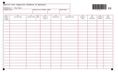 Special Fuel Suppliers Schedule of Disbursements - Schedule 5 - Taxable Sales - Maine, Page 7
