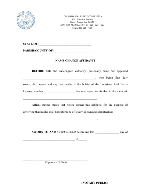 louisiana-name-change-affidavit-download-printable-pdf-templateroller