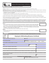 Document preview: Form R-1300 (L-4) Employee's Withholding Allowance Certificate - Louisiana