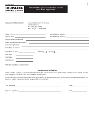 Form R-19026 Installment Request for Individual Income - Louisiana, Page 3