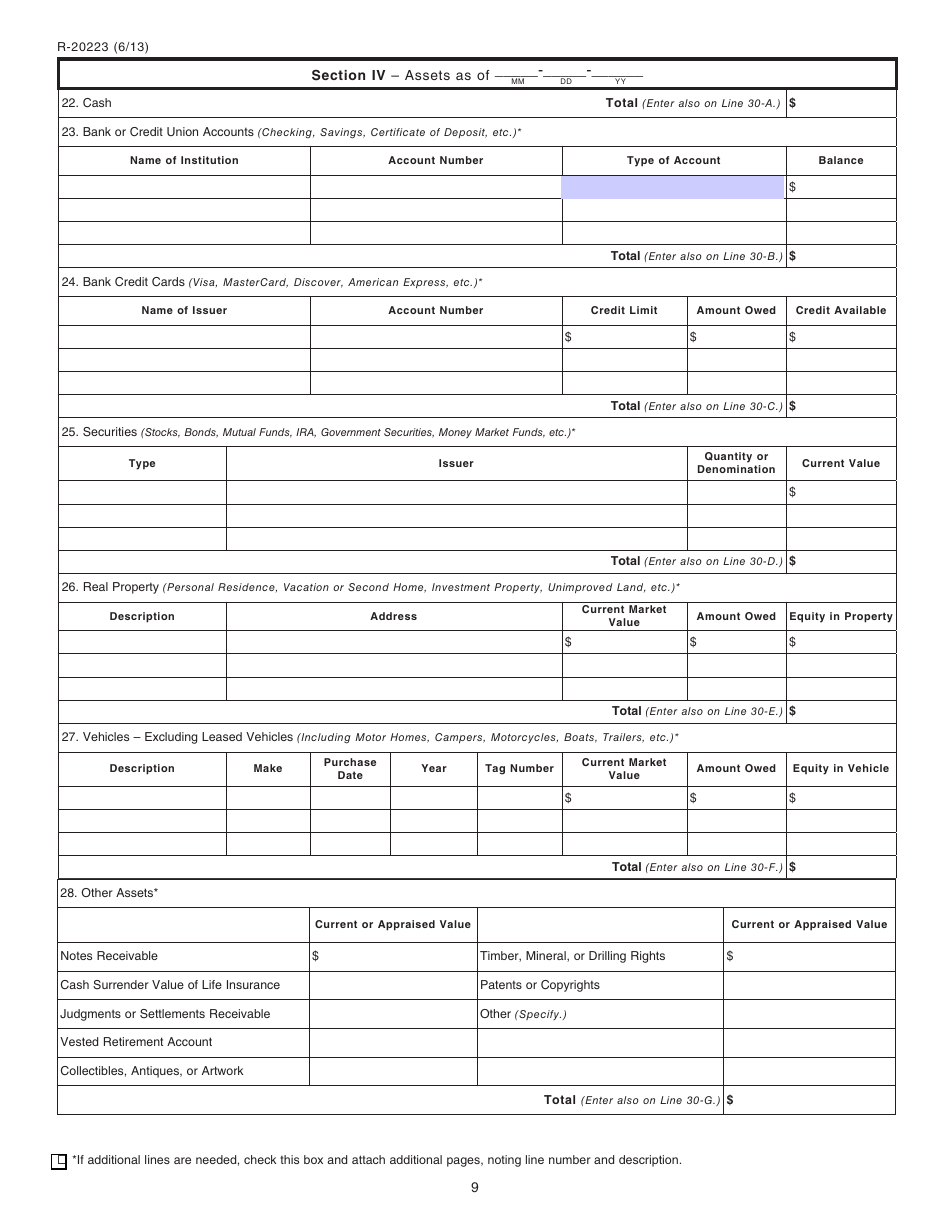 Form R-20212 Offer in Compromise Program - Louisiana, Page 10