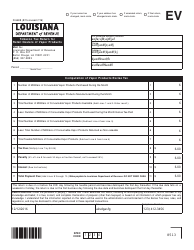 Document preview: Form R-5608 Tobacco Tax Return for Retail Dealers of Vapor Products - Louisiana