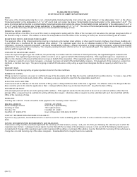 Certificate of Limited Partnership (Domestic Business Entity) - Kentucky, Page 2