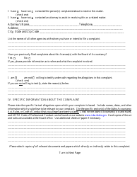 Verified Complaint Form - Idaho, Page 2