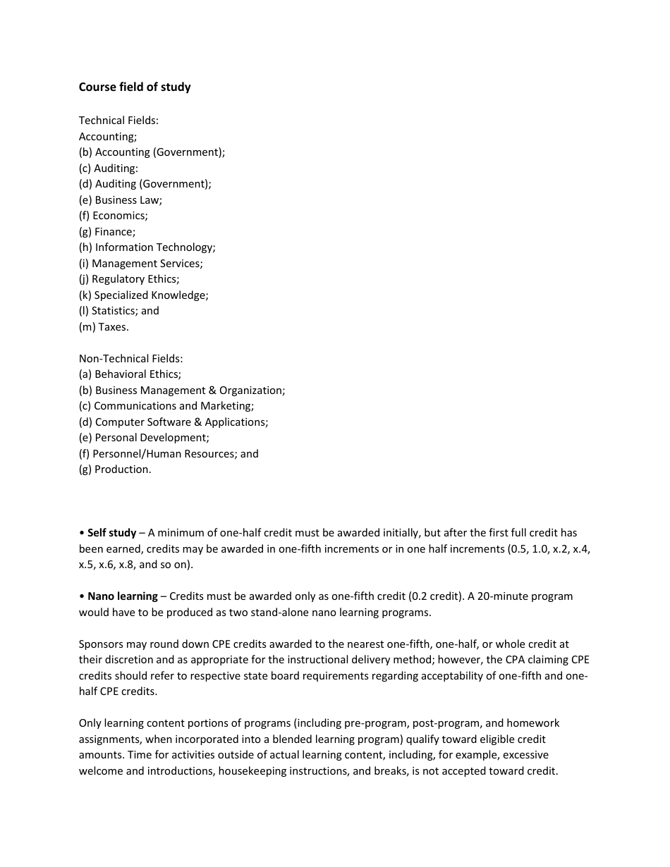 Certificate of Completion for in-House Continuing Education - Sample - Idaho, Page 3