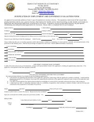 Application for License - Certified Public Accountant - Idaho, Page 2