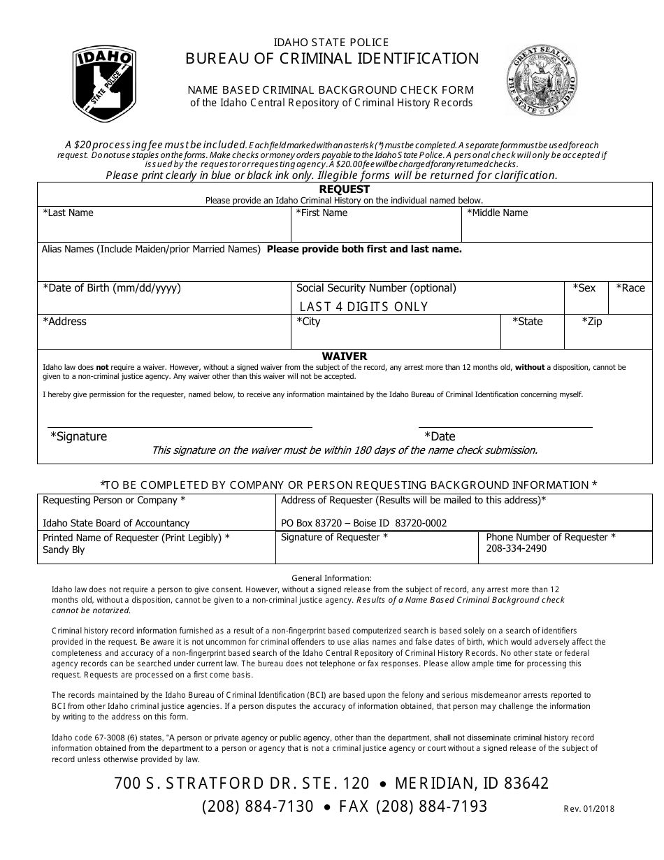 CPA Licensegrade Transfer Application - Idaho, Page 5