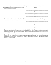 Form S-20 (SEC2013) Registration Statement Under the Securities Act of 1933, Page 3