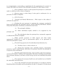Statutory Form Limited Power of Attorney - Maryland, Page 12