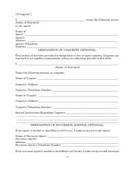 Statutory Form Limited Power of Attorney - Maryland, Page 2