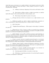 Statutory Form Limited Power of Attorney - Maryland, Page 5