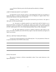 Power of Attorney Form - Alabama, Page 4