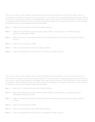 Form N-4 Statement of Withholding for a Nonresident Shareholder of an S Corporation - Hawaii, Page 4