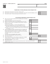 Form N-30 Schedule O Allocation and Apportionment of Income - Hawaii, Page 2