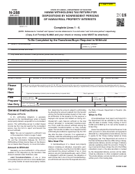 Document preview: Form N-288 Hawaii Withholding Tax Return for Dispositions by Nonresident Persons of Hawaii Real Property Interests - Hawaii