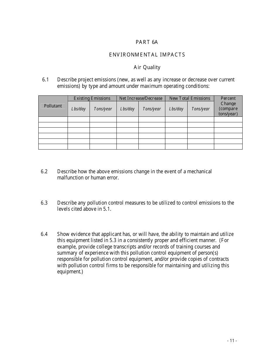 Application for a Coastal Zone Act Permit - Delaware, Page 11