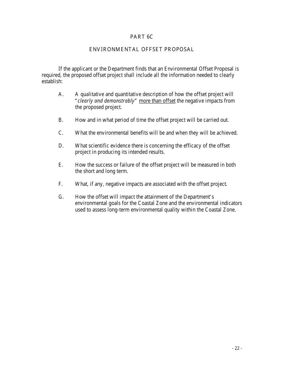 Application for a Coastal Zone Act Permit - Delaware, Page 22