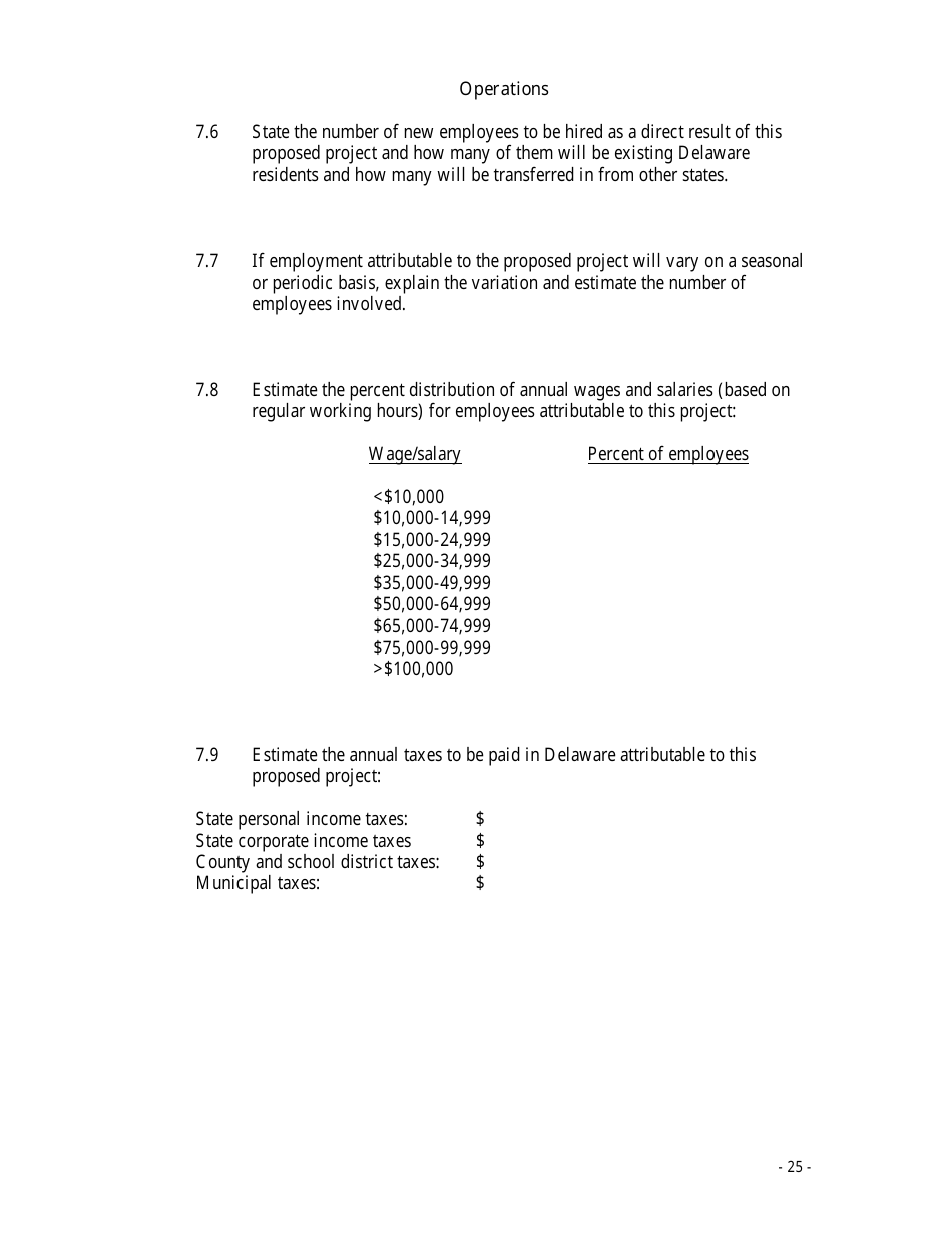 Application for a Coastal Zone Act Permit - Delaware, Page 25