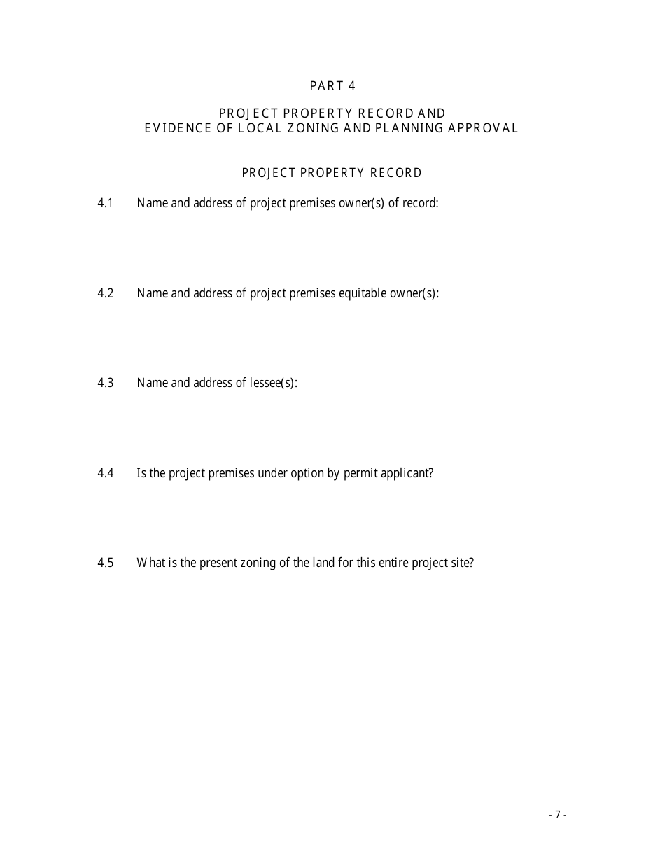 Application for a Coastal Zone Act Permit - Delaware, Page 7