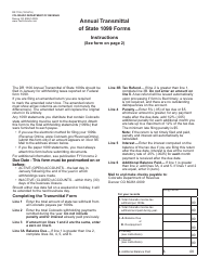 Form DR1106 Annual Transmittal of State 1099 Forms - Colorado