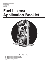 Form DR7064 Fuel License Application Booklet - Colorado