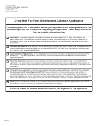 Form DR7064 Fuel License Application Booklet - Colorado, Page 2